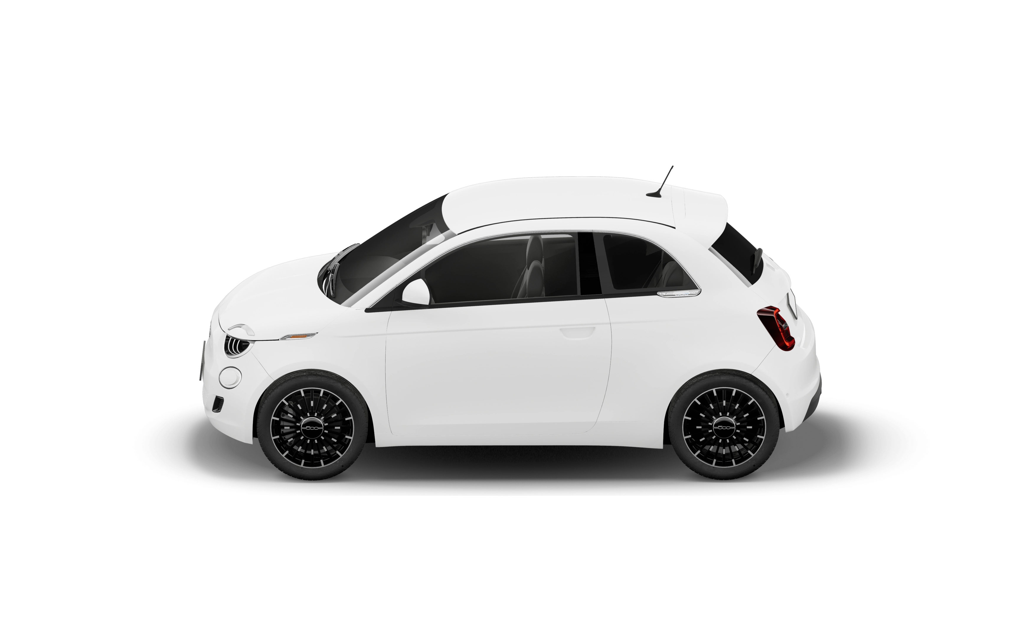 Fiat 500 electric hatchback 70kw red 24kwh 3 doors auto