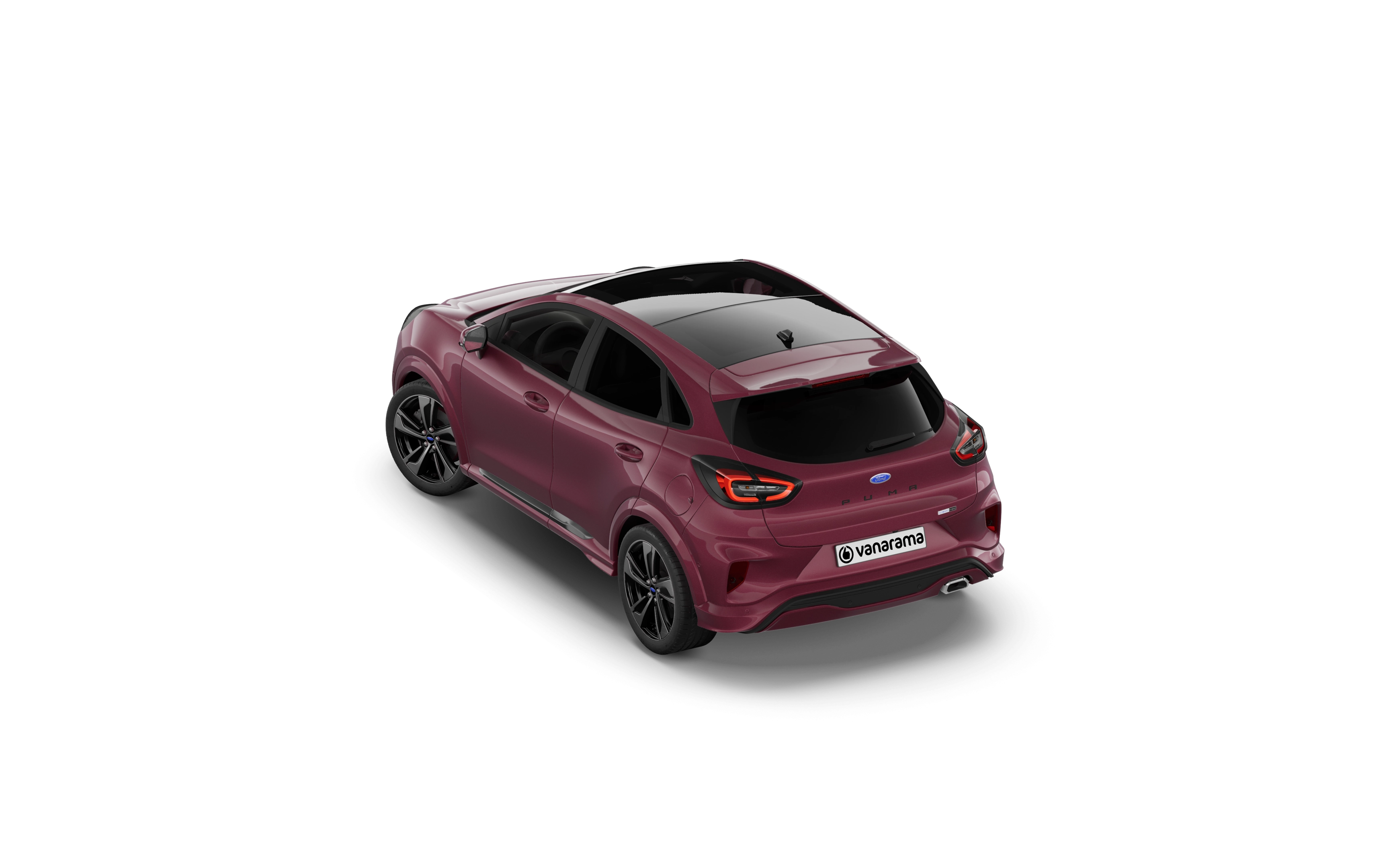 Ford puma hatchback 1.0 ecoboost hybrid mhev 155 vivid ruby ed 5 doors dct