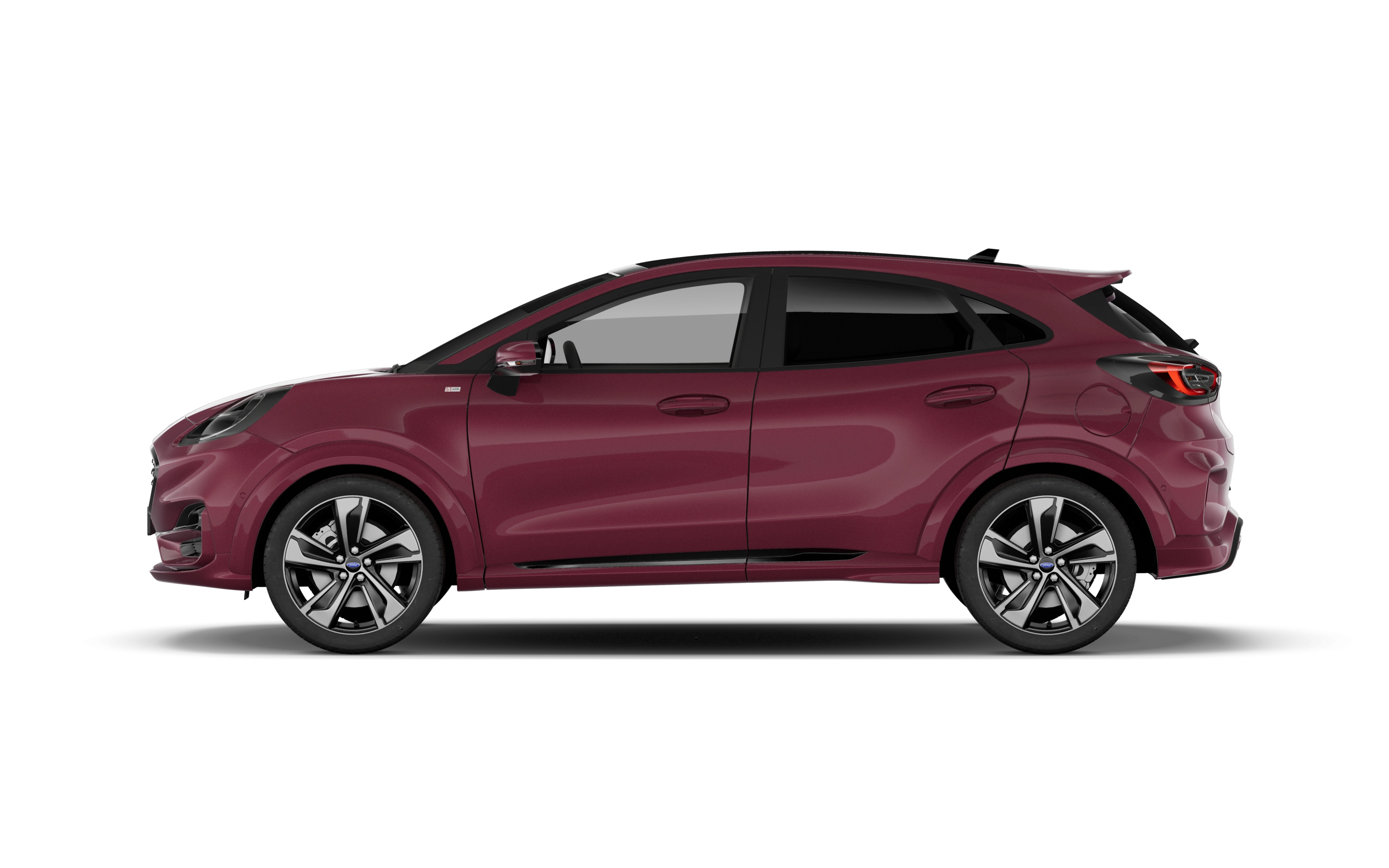 Ford puma hatchback 1.0 ecoboost hybrid mhev vivid ruby ed 5 doors dct