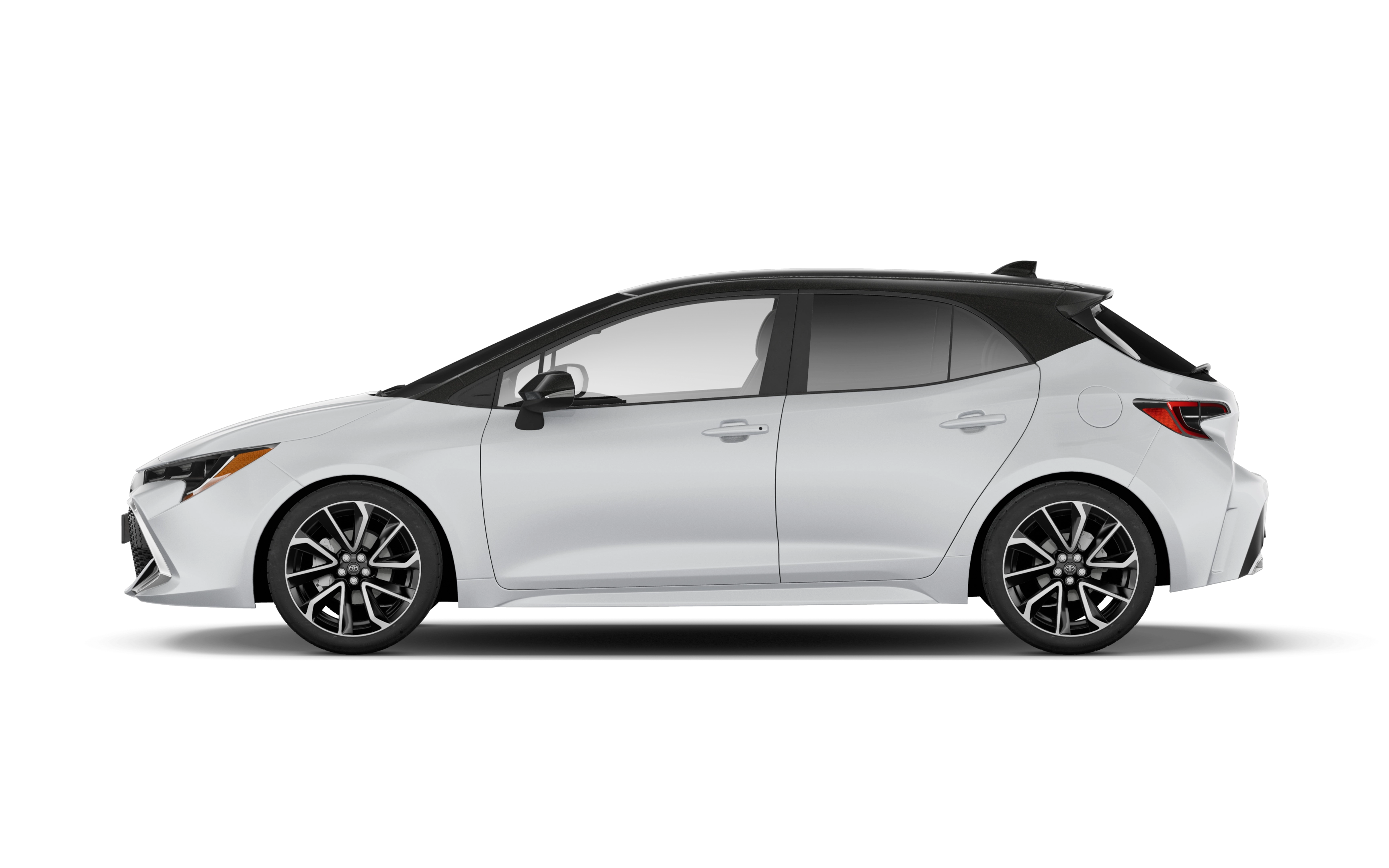 Toyota corolla hatchback 1.8 hybrid excel 5 doors cvt [bi-tone]