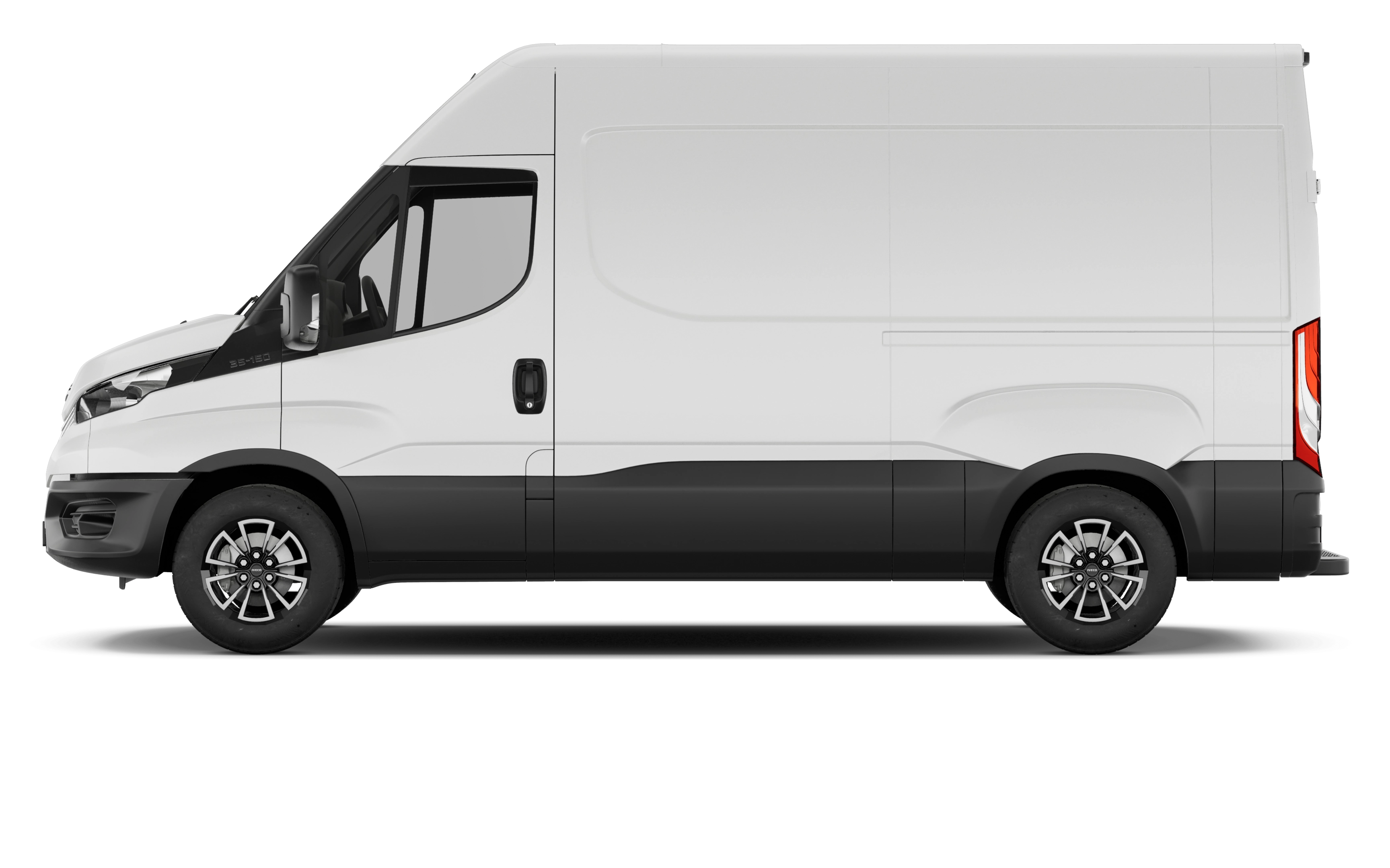 Iveco edaily 35s14 electric 140kw 74kwh extra high roof van 3520l wb auto